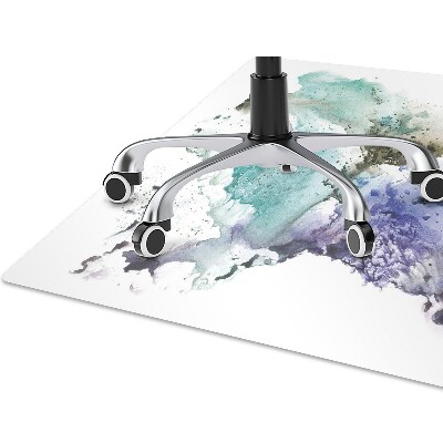 Office chair mat color ink