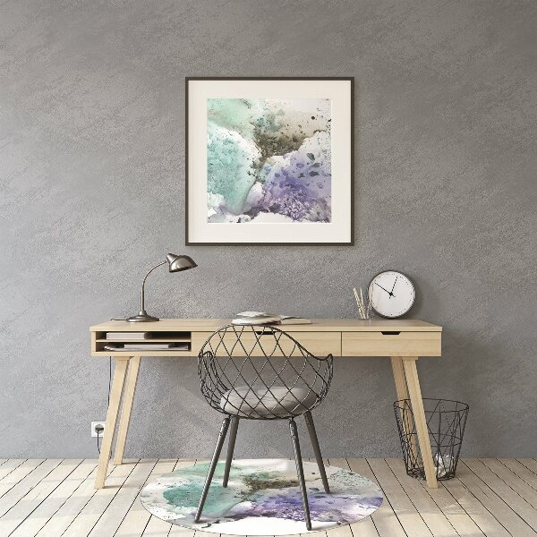 Office chair mat color ink