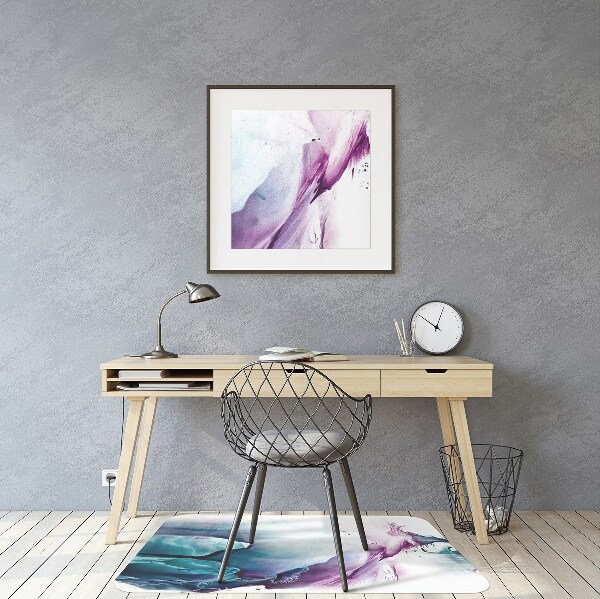 Desk chair mat paint Stains
