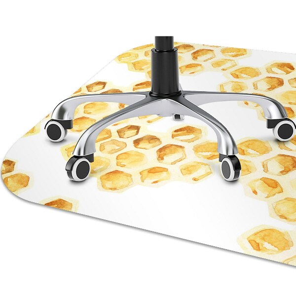Desk chair mat Honeycombs