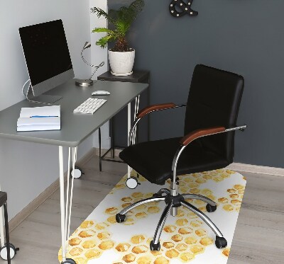 Desk chair mat Honeycombs