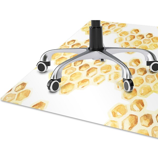 Desk chair mat Honeycombs