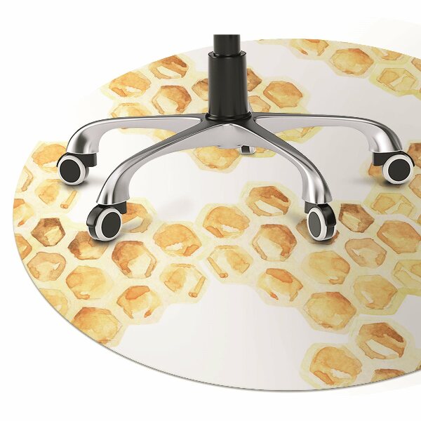 Desk chair mat Honeycombs