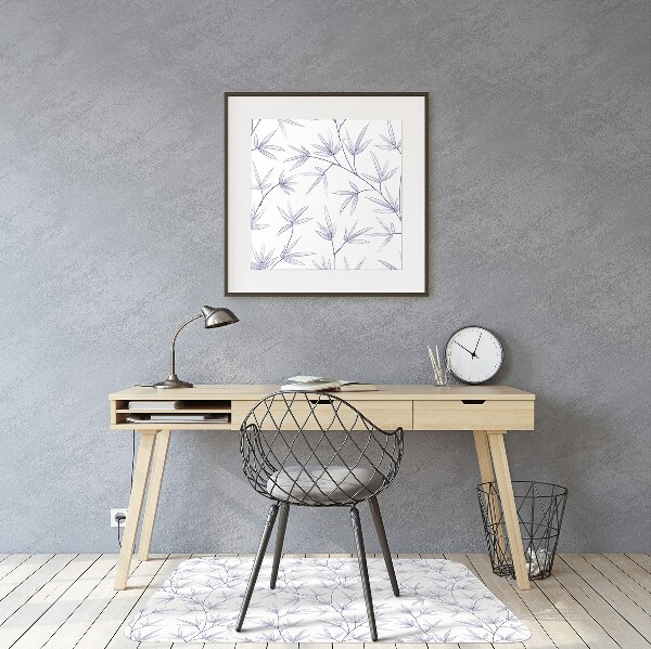 Office chair mat Leaf