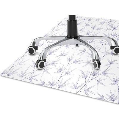 Office chair mat Leaf