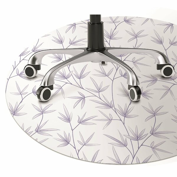 Office chair mat Leaf