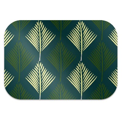 Computer chair mat palm leaf