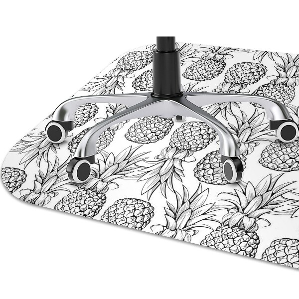 Office chair mat pineapples