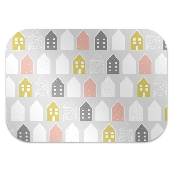 Office chair mat Scandinavian pattern