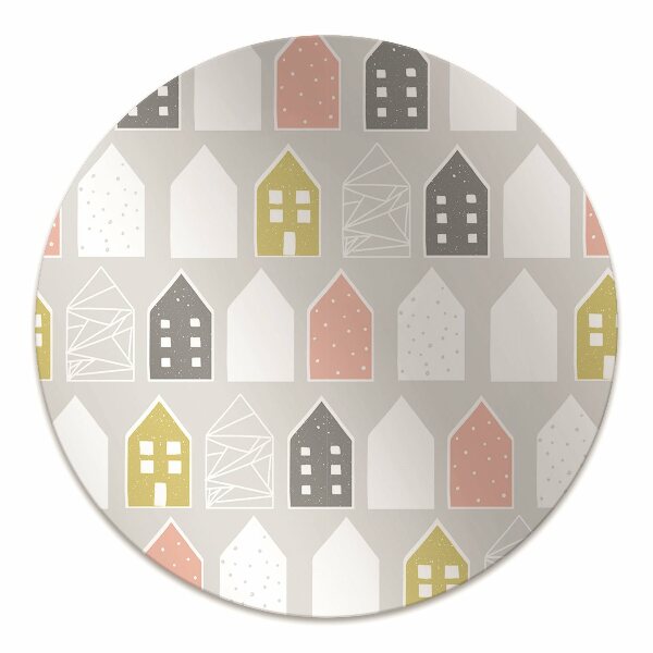 Office chair mat Scandinavian pattern