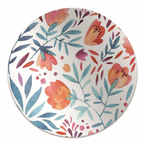 Computer chair mat vintage Poppies
