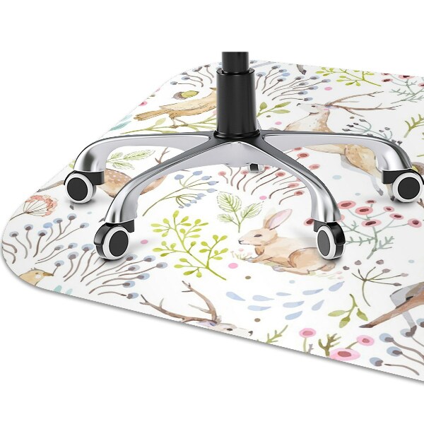 Office chair mat Wild animals