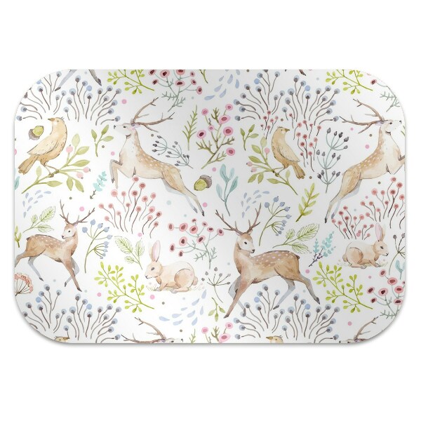 Office chair mat Wild animals
