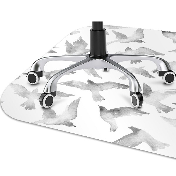 Office chair mat birds
