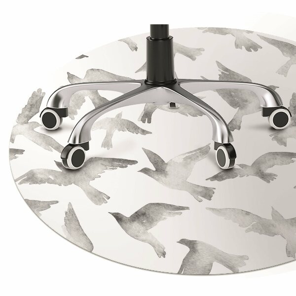 Office chair mat birds
