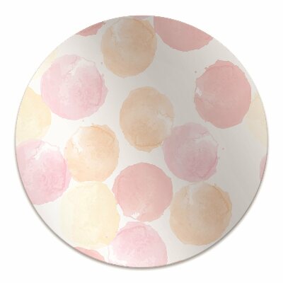 Chair mat floor panels protector pastel dots