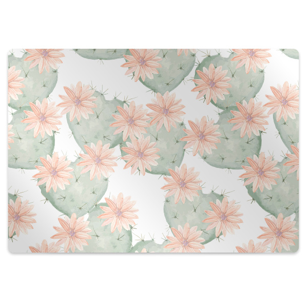 Desk chair mat Mexico cactus