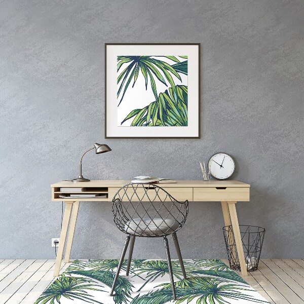 Chair mat floor panels protector Botanic Garden