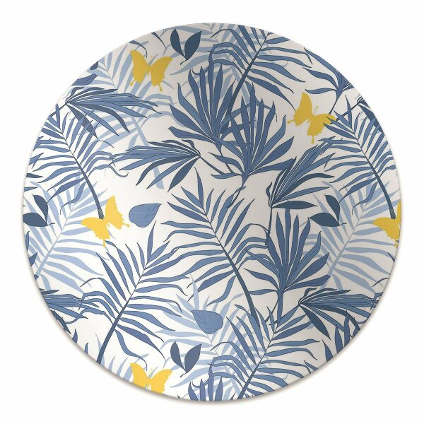 Office chair floor protector Butterflies in the tropics