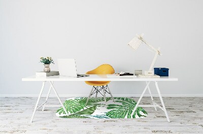 Office chair mat monstera