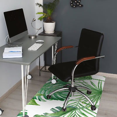 Chair mat floor panels protector Palma and Monstera