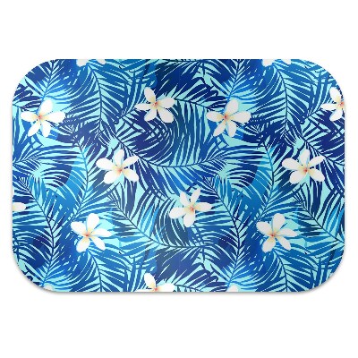 Office chair floor protector flower lei