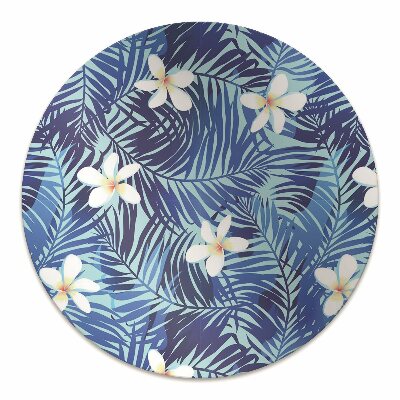 Office chair floor protector flower lei