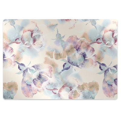 Desk chair mat floral Pattern