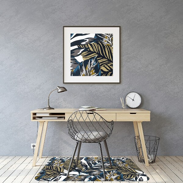 Office chair mat palm trees