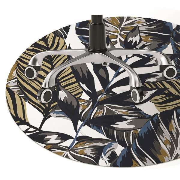 Office chair mat palm trees