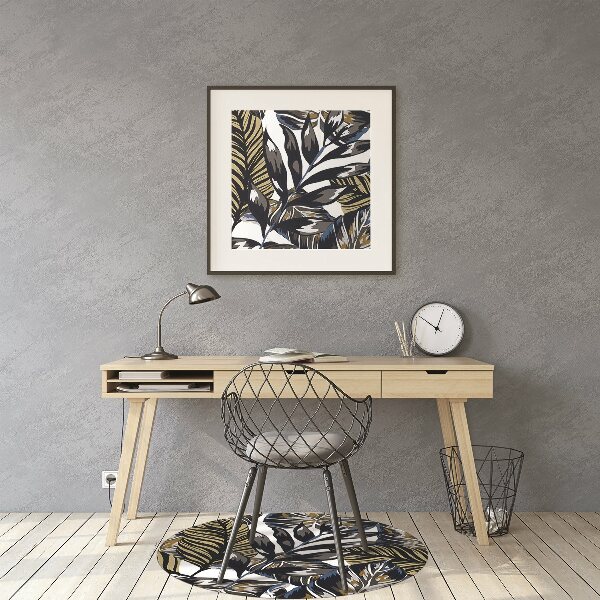 Office chair mat palm trees