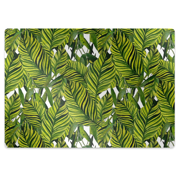 Office chair floor protector leaves Jungle