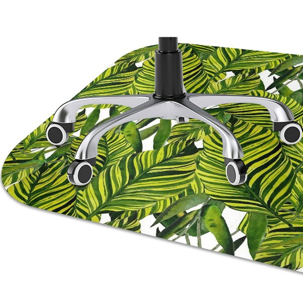 Office chair floor protector leaves Jungle