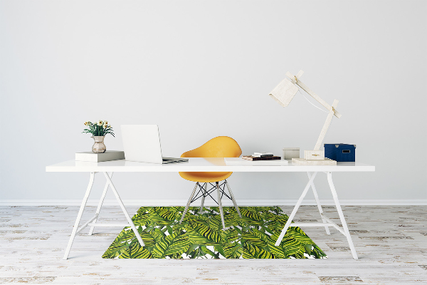Office chair floor protector leaves Jungle