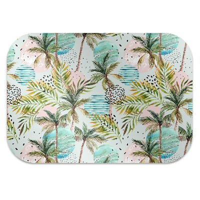 Office chair mat palm trees