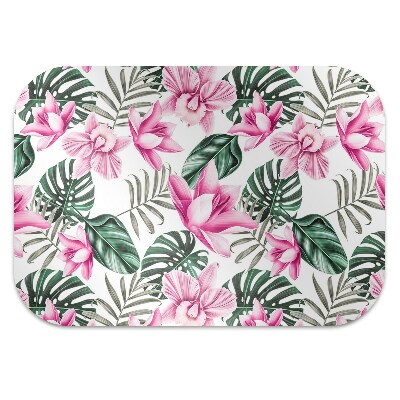 Computer chair mat pink Garden