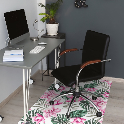 Computer chair mat pink Garden