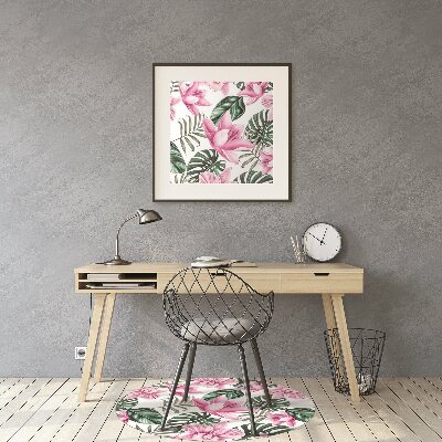 Computer chair mat pink Garden