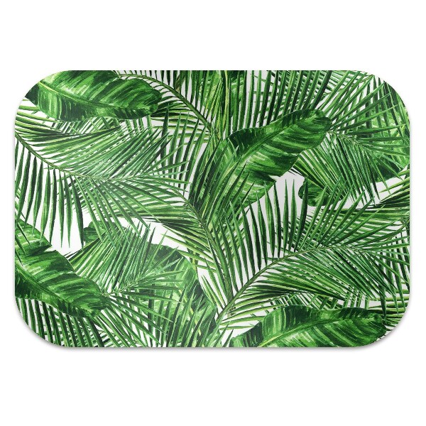 Chair mat floor panels protector Tropical island