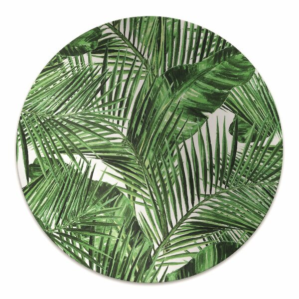 Chair mat floor panels protector Tropical island