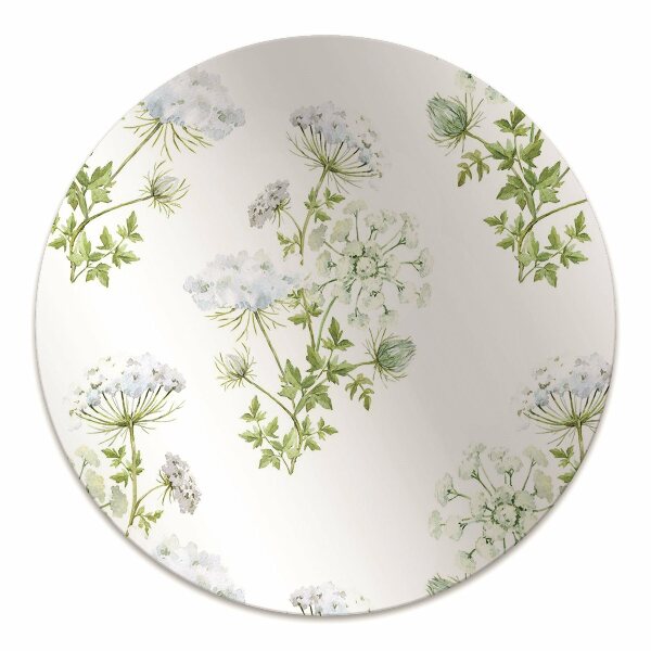 Chair mat floor panels protector delicate flowers