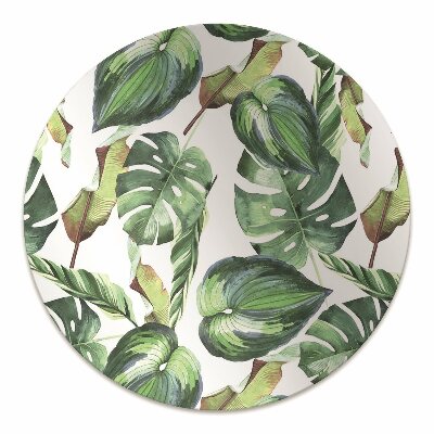 Computer chair mat Palm leaves