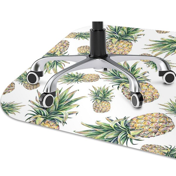 Office chair mat pineapples