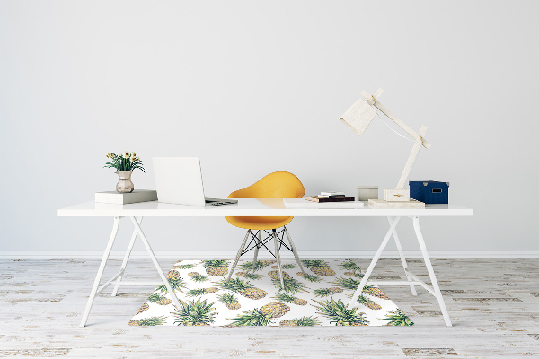 Office chair mat pineapples