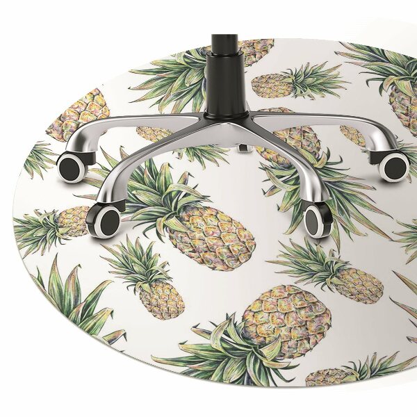 Office chair mat pineapples