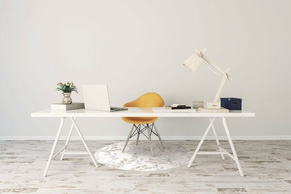 Office chair mat Protea Srebrnik