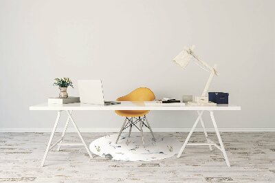 Office chair mat herons