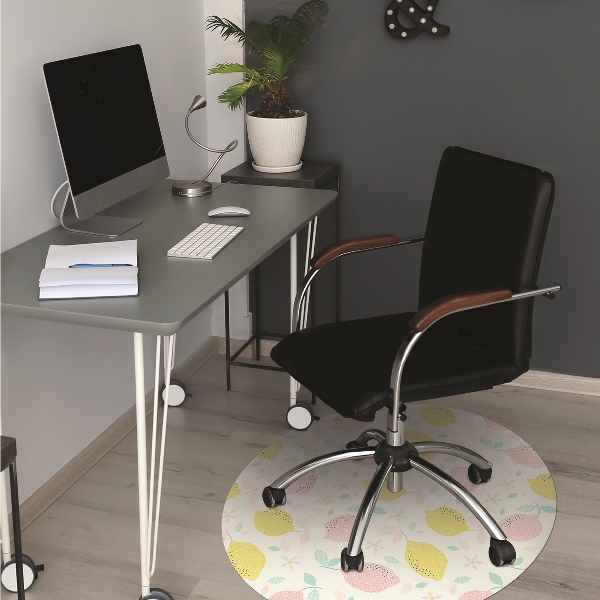Office chair mat lemons