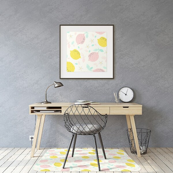 Office chair mat lemons