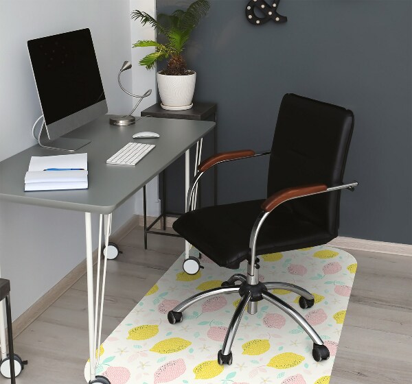 Office chair mat lemons